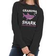 Grandma Shark Doo Doo Matching Family Shark Women Long Sleeve Tshirt