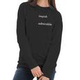 Impish Or Admirable Dwight Christmas Modern Fit Women Long Sleeve Tshirt