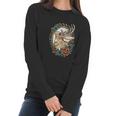 Jackalope With Flowers Women Long Sleeve Tshirt