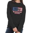 Jeep Beer American Flag Jeep And Beer Shirt Women Long Sleeve Tshirt