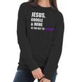 Jesus Google Wine Is The Key To Success Creative Women Long Sleeve Tshirt