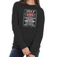 July 1995 27Th Birthday Gift 27 Years Old Men Women Women Long Sleeve Tshirt