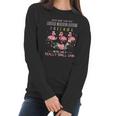 We Are More Than Just Certified Medication Assistant Friends We Are Like A Really Small Gang Flamingo Nursing Job Women Long Sleeve Tshirt