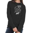 Just A Girl Who Loves Horses Equine Bareback Women Long Sleeve Tshirt