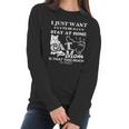 I Just Want To Be A Stay At Home Mom Creative 2022 Gift Women Long Sleeve Tshirt