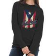 La Jefa Puerto Rico Flag For Puerto Rican Women Camisa Women Long Sleeve Tshirt