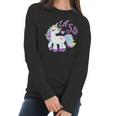 Lil Sis Unicorn Little Sister Infant Creeper Women Long Sleeve Tshirt