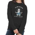 Llamastay 6 Feet Away Funny Llama Social Distancing Humour Women Long Sleeve Tshirt