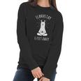 Llamastay 6 Feet Away Funny Llama Social Distancing Women Long Sleeve Tshirt