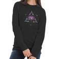 Lotus Flower Sacred Geometry Yoga Meditation Women Long Sleeve Tshirt