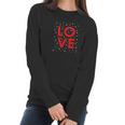 Love - Christmas - Santa Claus - Snow - Snowflakes Women Long Sleeve Tshirt