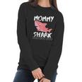 Womens Mommy Shark Mothers Day Gift For Wife Birthday Christmas Women Long Sleeve Tshirt