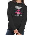 Mommy Shark Of Two Announcement Mothers Day Gift Women Long Sleeve Tshirt