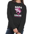 Nana Shark Doo Doo Doo Funny Nana Valentines Day Women Long Sleeve Tshirt