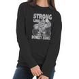 Nintendo Donkey Kong Super Strong Vintage Women Long Sleeve Tshirt