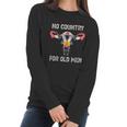 No Country For Old Men Funny Floral Vagina Uterus Women Long Sleeve Tshirt