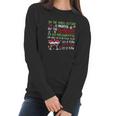 Oh The Virus Outside Is Frightful But This Wine Is So Delightful And Since Weâ€™Ve No Place To Go Let It Flow Christmas Women Long Sleeve Tshirt