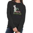 Pillsbury Doughboy Merry Christmas Greeting Mascot Women Long Sleeve Tshirt