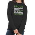 Proud Daughter Of A Vietnam Veteran War Soldier Women Long Sleeve Tshirt