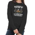 Womens Proud Wife Of A Vietnam War Veteran Military Vets Spouse Women Long Sleeve Tshirt