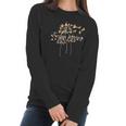 Rough Collie Flower Fly Dandelion Dog Rough Collie Floral Women Long Sleeve Tshirt