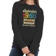 September 1966 55Th Birthday Gift 55 Years Old Men Women Women Long Sleeve Tshirt