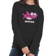 Sister Of The Baby Shark Birthday Women Long Sleeve Tshirt