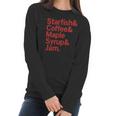 Starfish &Ampamp Coffee &Ampamp Maple Syrup &Ampamp Jam Prince Desig Women Long Sleeve Tshirt