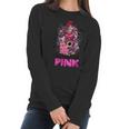 Sugar Skull Fight Breast Cancer Awareness Like A Girl Ribbon Men Women T-Shirt Graphic Print Casual Unisex Tee Women Long Sleeve Tshirt