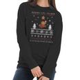 Super Mario Faux Christmas Gift Sweater Women Long Sleeve Tshirt