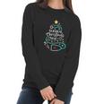 Surgical Christmas Crew Medical Surgical Nurse Med Surg Tech Women Long Sleeve Tshirt