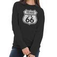 Texas Historic Route 66 Distressed Graphic Men Women T-Shirt Graphic Print Casual Unisex Tee Women Long Sleeve Tshirt