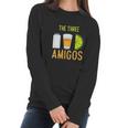 The Three Amigos Art Cool How To Drink Tequila Art Gift Women Long Sleeve Tshirt