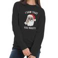 Tipsy Funny Christmas Festive Christmas Women Long Sleeve Tshirt