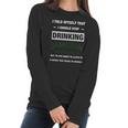 I Told Myself That I Should Stop Drinking Jameson Irish Whiskey Women Long Sleeve Tshirt