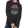 Never Underestimate Who Survived The Pandemic Midwife Women Long Sleeve Tshirt