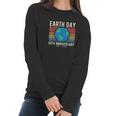 Vintage Earth Day 2020 50Th Anniversary Climate Change Women Long Sleeve Tshirt