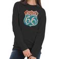 Vintage Route 66 Gas Station Road Sign Men Women T-Shirt Graphic Print Casual Unisex Tee Women Long Sleeve Tshirt