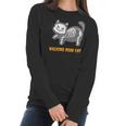 Walking Dead Cat Funny Sarcastic Humor Gift Women Long Sleeve Tshirt