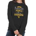 West Virginia Mountaineers My Favorite People Call Me Grandma Women Long Sleeve Tshirt