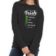 Whale Oil Beef Hooked How To Speak Irish St Patricks Day Women Long Sleeve Tshirt