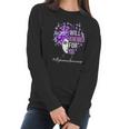 I Will Remember For You Alzheimer Awareness Womens Butterfly Women Long Sleeve Tshirt