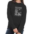 The World Is A Battlefield God Is My Weapon Bible Is My Ammo Women Long Sleeve Tshirt