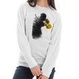 Ali Float Like A Butterfly Sting Like A Bee Funny Women Long Sleeve Tshirt