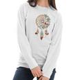 Colorful Dreamcatcher Feathers Tribal Native American Indian Women Long Sleeve Tshirt