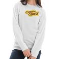 Cow And Chicken Logo Color Women Long Sleeve Tshirt