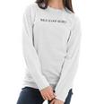 David Rose Wild Aloof Rebel Missy Fit Ladies Women Long Sleeve Tshirt