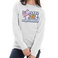 Desantis 2024 Make America Florida Flamingo Election V6 Women Long Sleeve Tshirt