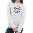 Womens Dr Seuss Thing 1 Emblem Women Long Sleeve Tshirt