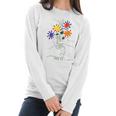 Flowers Bouquet Artwork Women Long Sleeve Tshirt